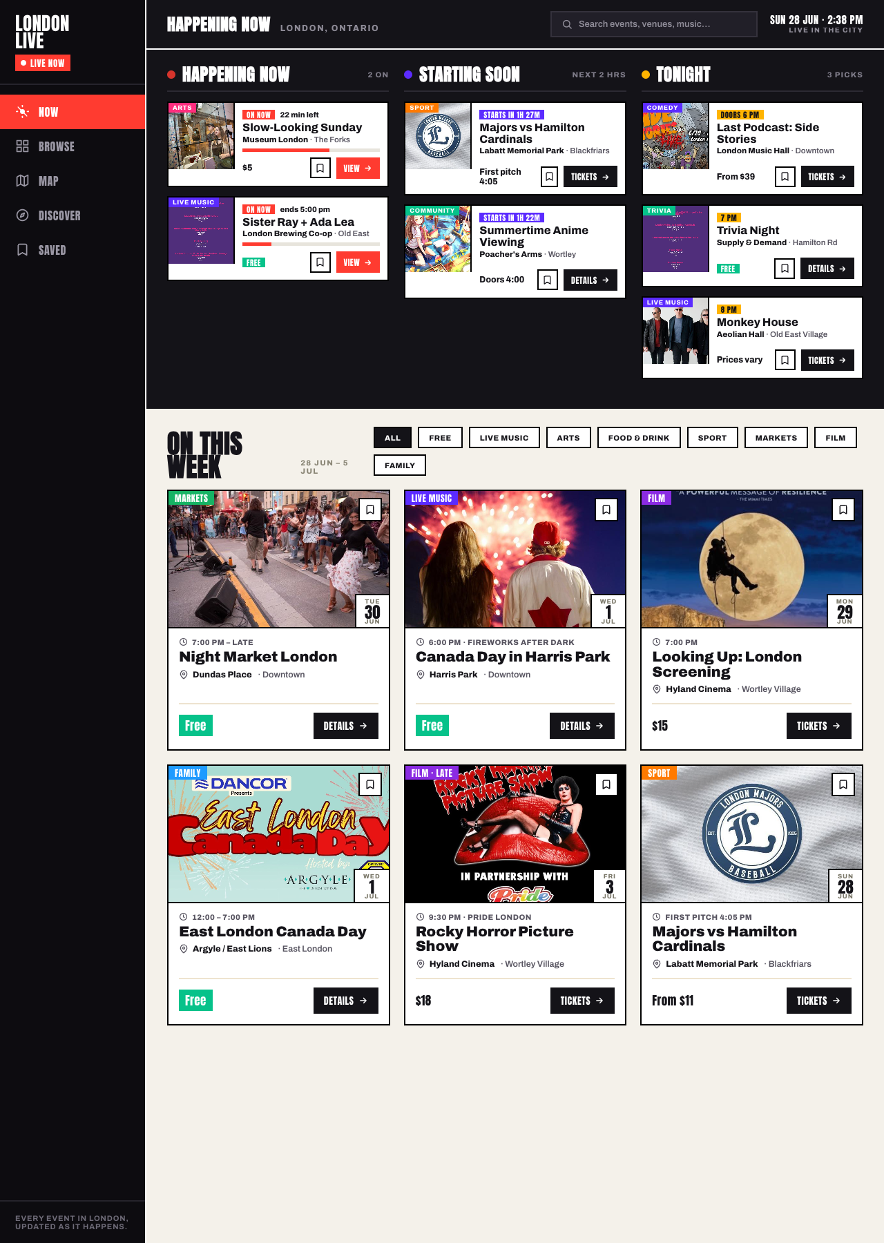 Live direction desktop